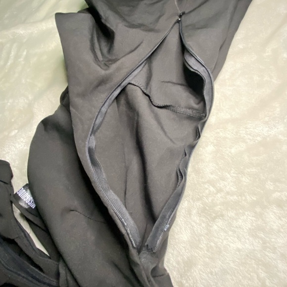 Misguided Black party datenight casual long puff sleeve witchy midi dress in s-4 - Picture 10 of 10